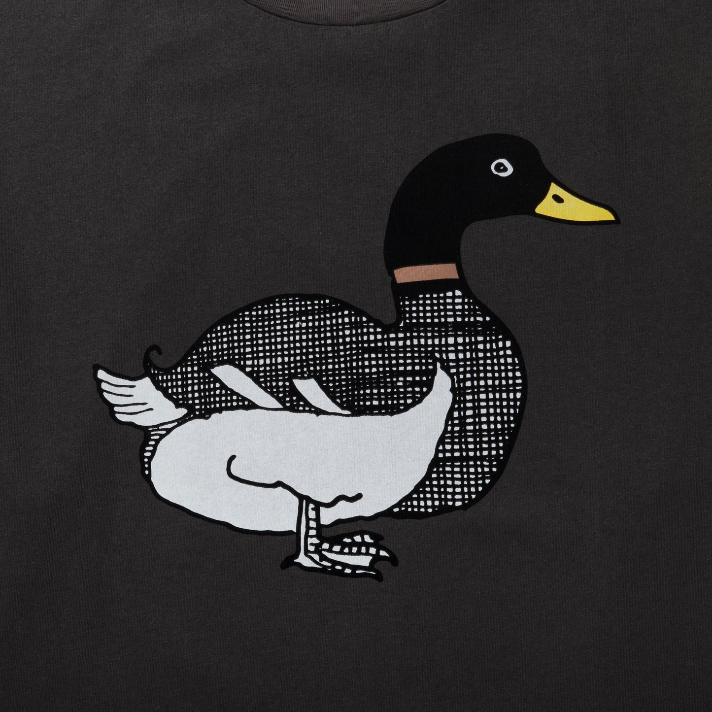 TURBO DUCK L/S TEE / L.BLACK