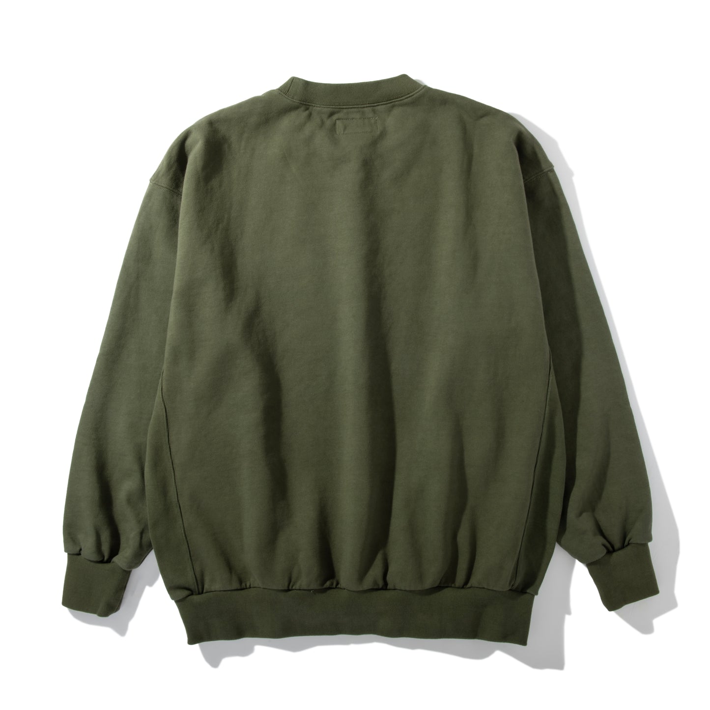 GARMENT DYE CREW NECK SWEAT / KAHAKI