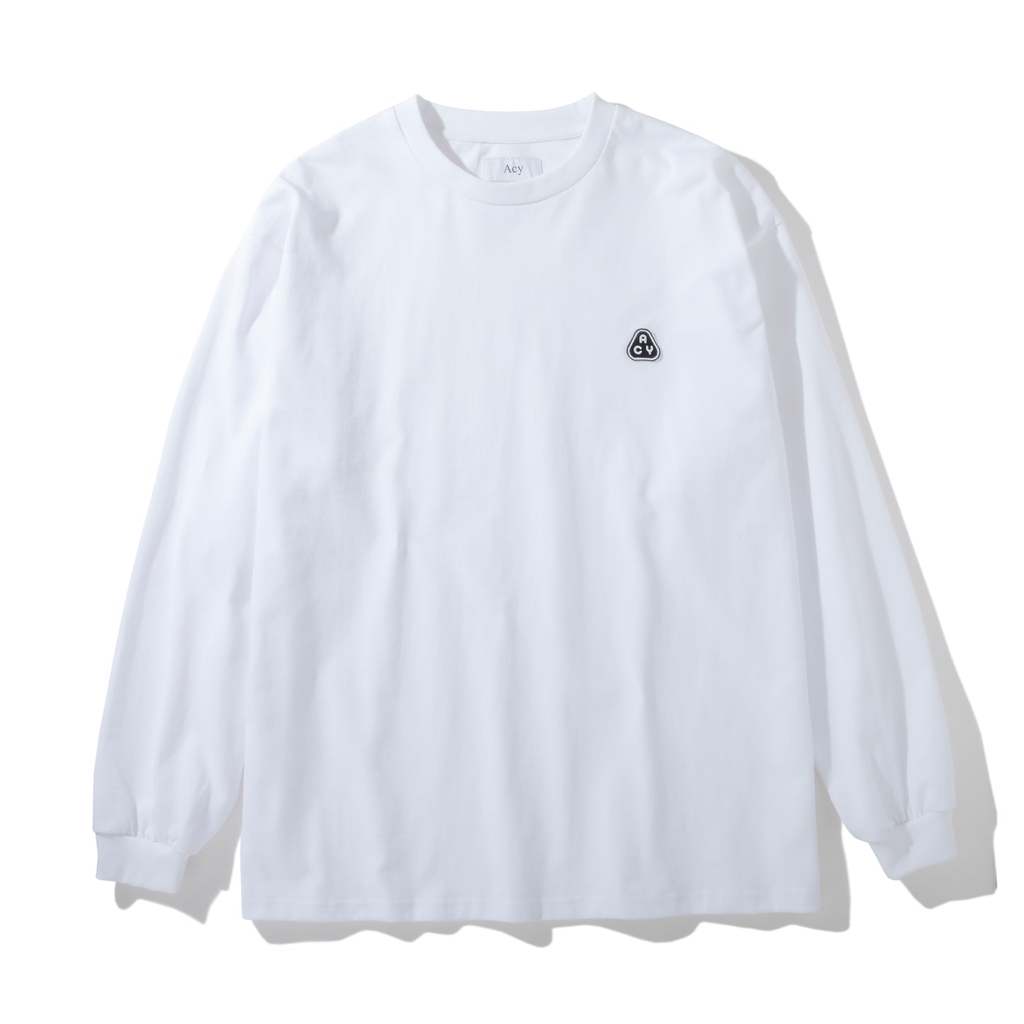 PATCH L/S TEE / WHITE