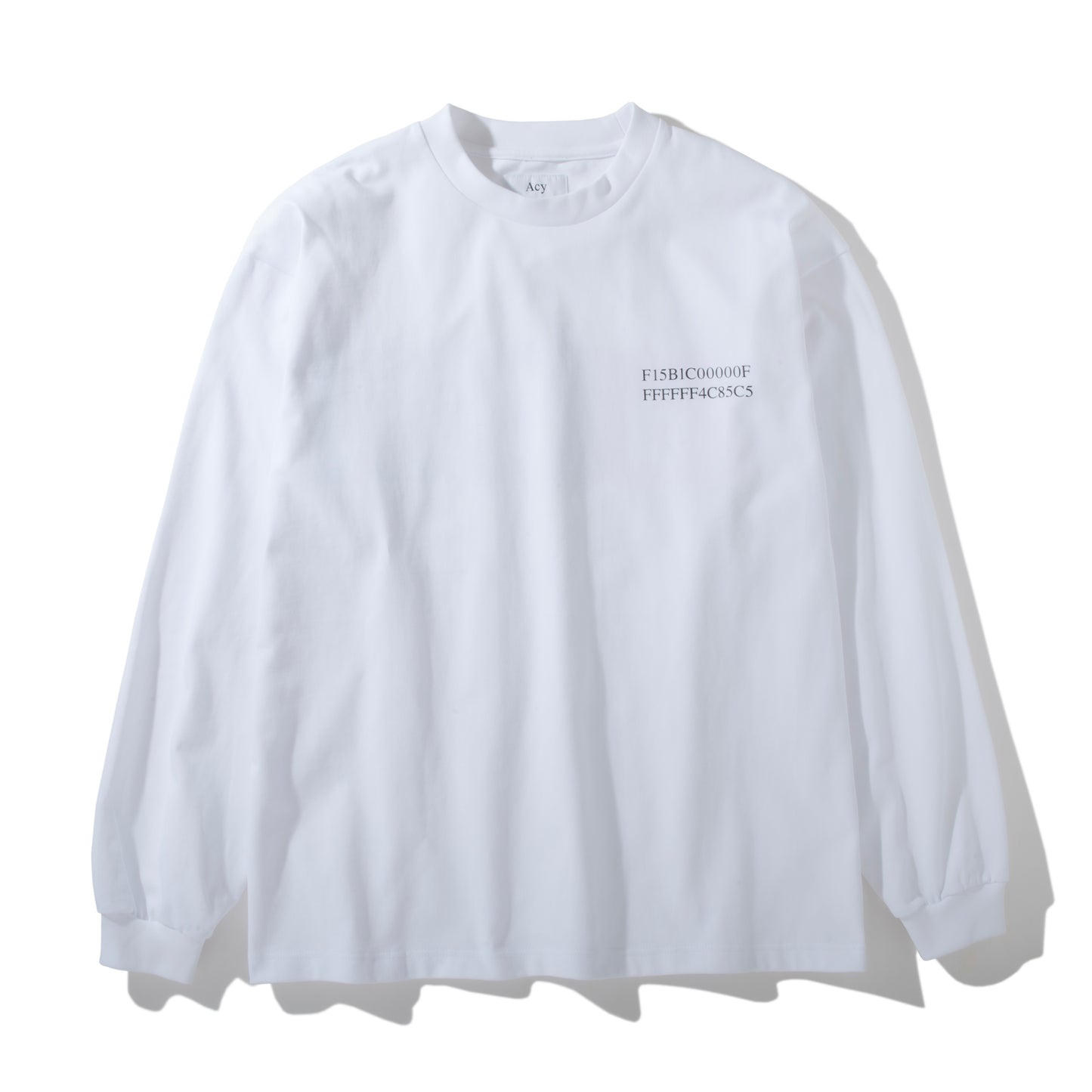 WAVE L/S TEE / WHITE