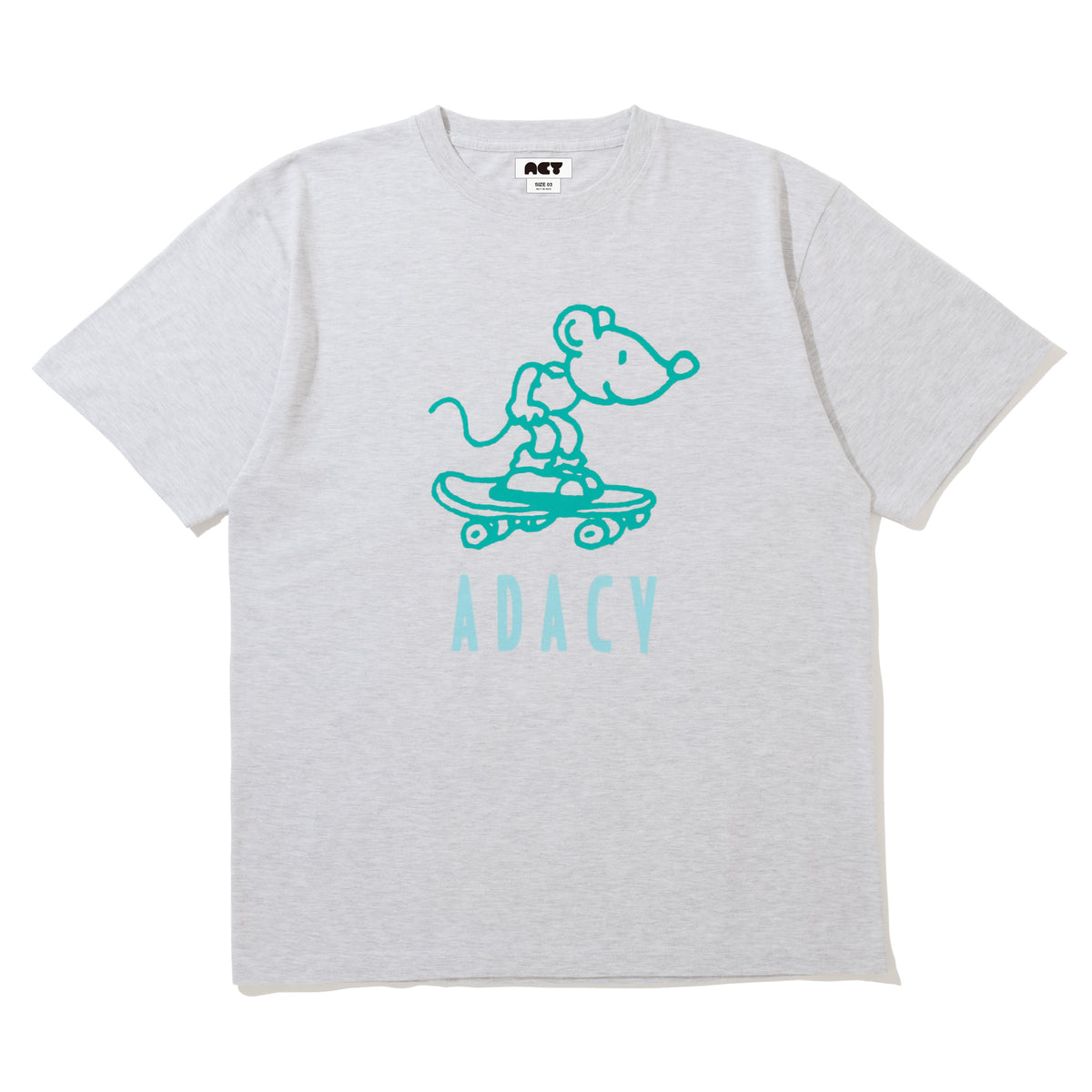 【Pre order】ADACY SKATE TEE / ASH