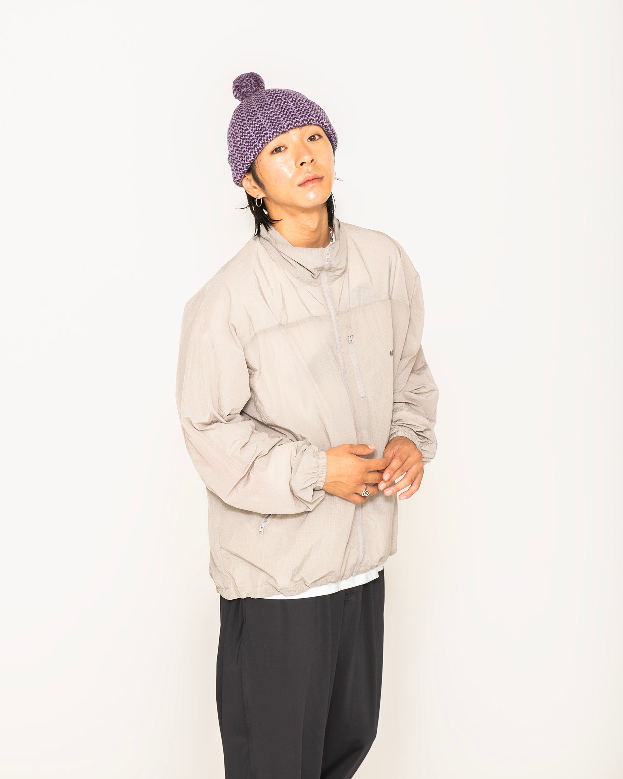 PACKABLE RIP JACKET / GRAY – Acy